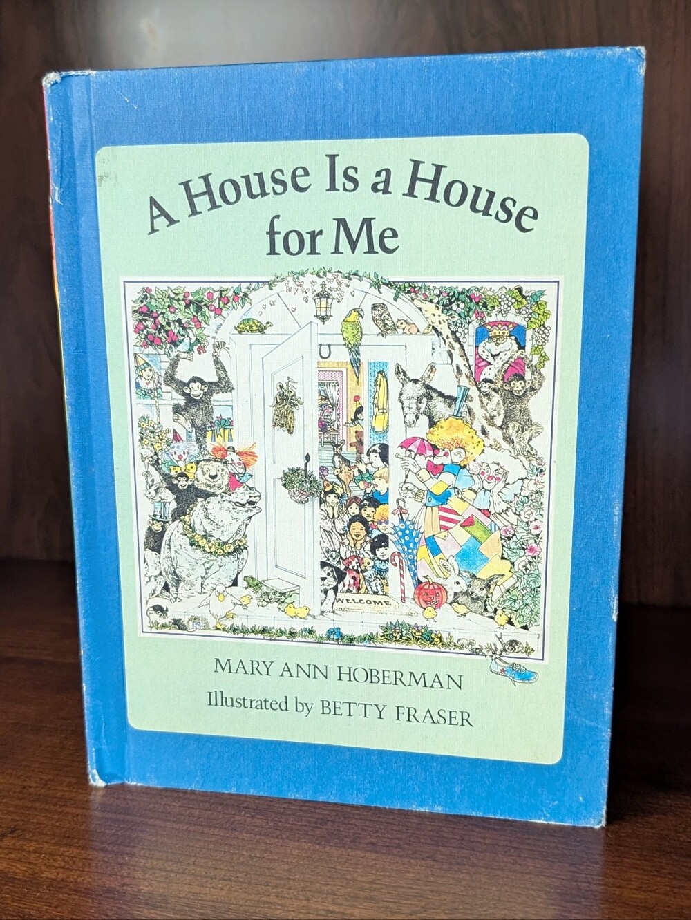 Vintage 1978 Hardcover Edition of A House is a House For Me by Mary Ann Hoberman